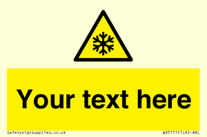 Custom Snowflake Sign